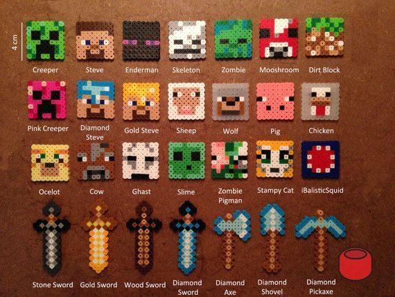 Hama Beads Minecraft